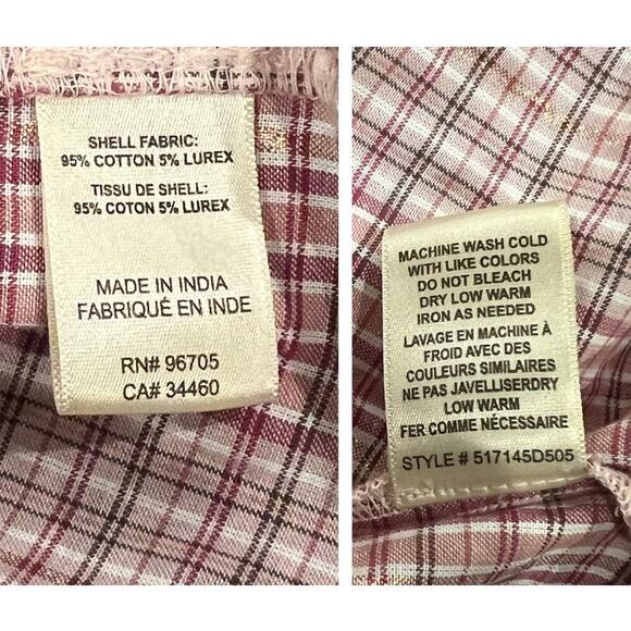 La Vie Rebecca Taylor Cold Shoulder Lurex Plaid Midi Dress Size Small - Picture 9 of 11